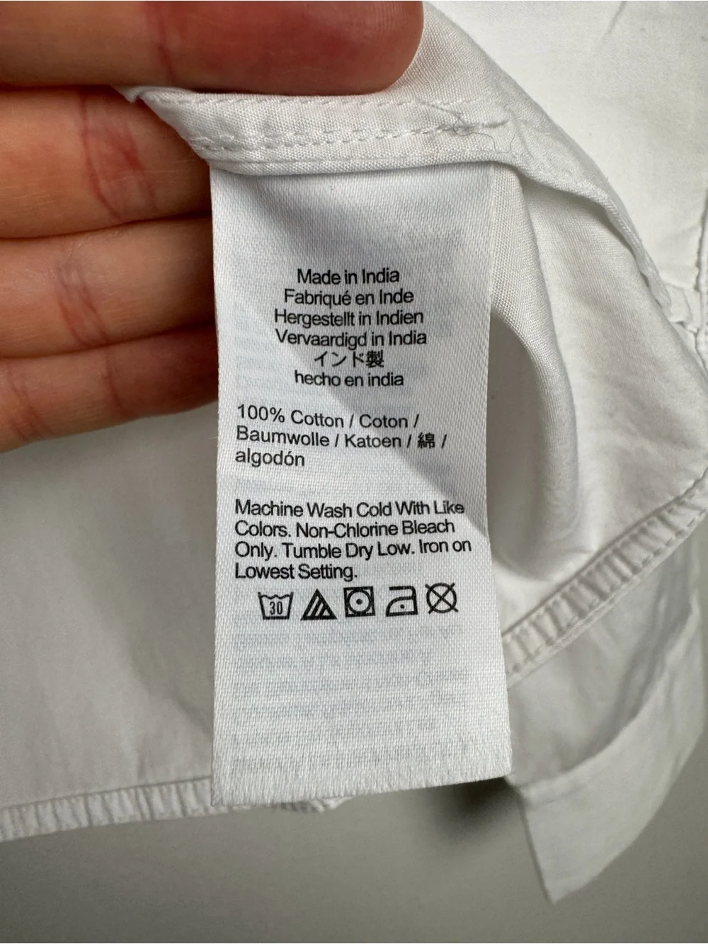 Madewell Button Up Band Collar Pleated Puff Sleeve Shirt White Size S NWT